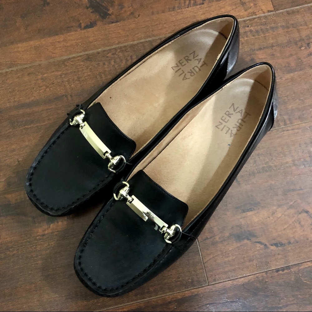 Naturalizer Black Loafers